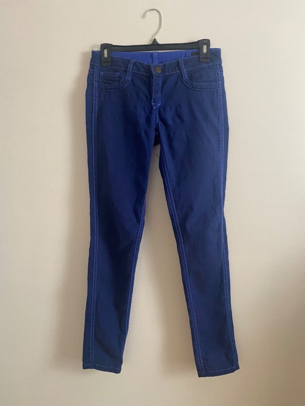 Reversible Blue Low Rise Jeggings By Bleulab Size S 29" Inseam